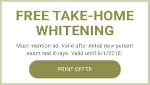 Free take home whitening coupon