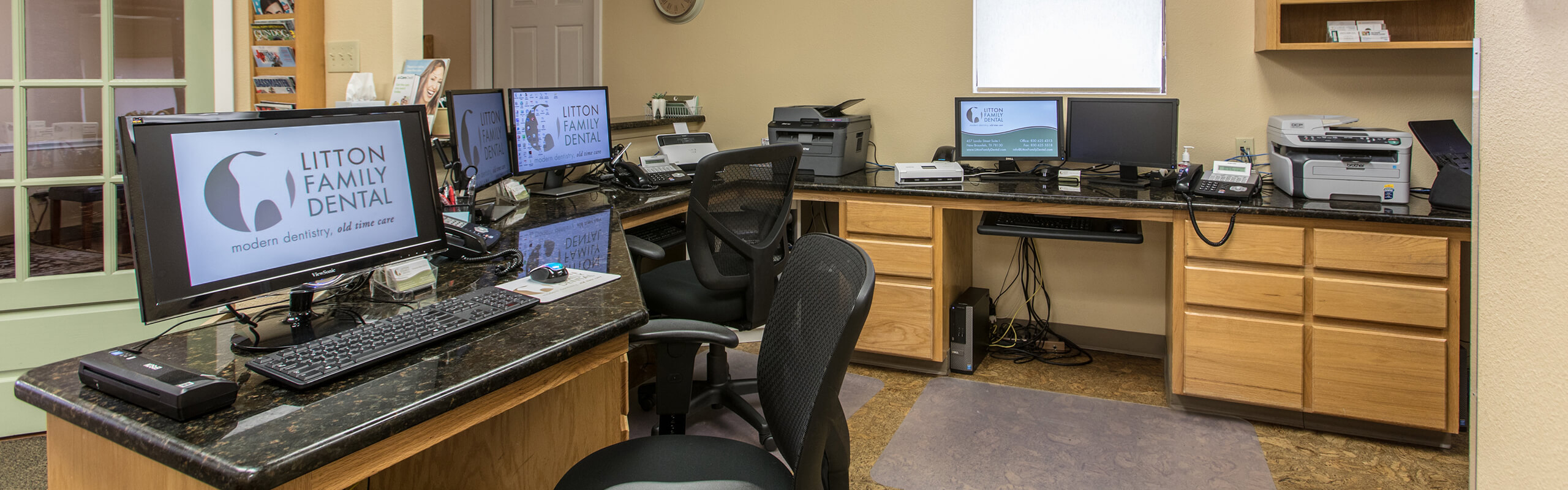 Litton Family Dental front office area